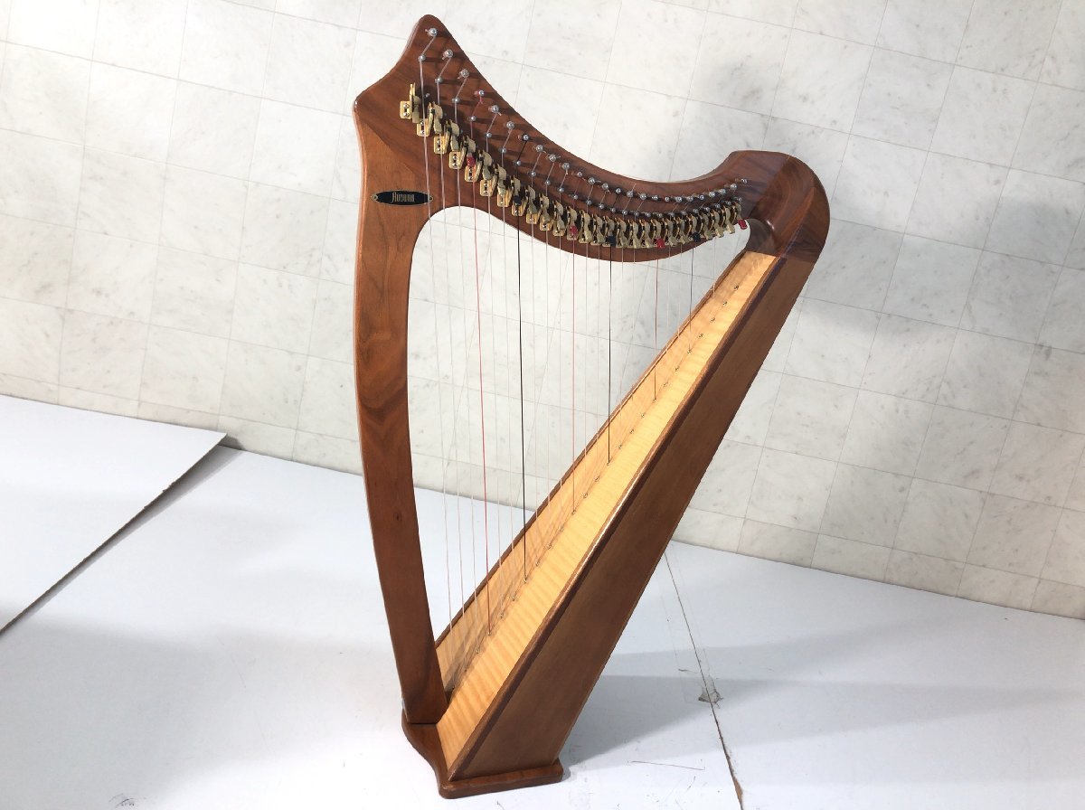 青山ハープ社製25弦サウルハープ(メープル材) Aoyama ハープ 青山