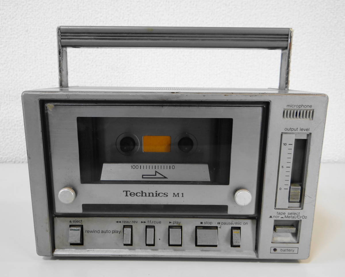 Va6392 Technics テクニクス M1/RS-M1 カセットデッキ レトロ　オーディオ 「ジャンク品」