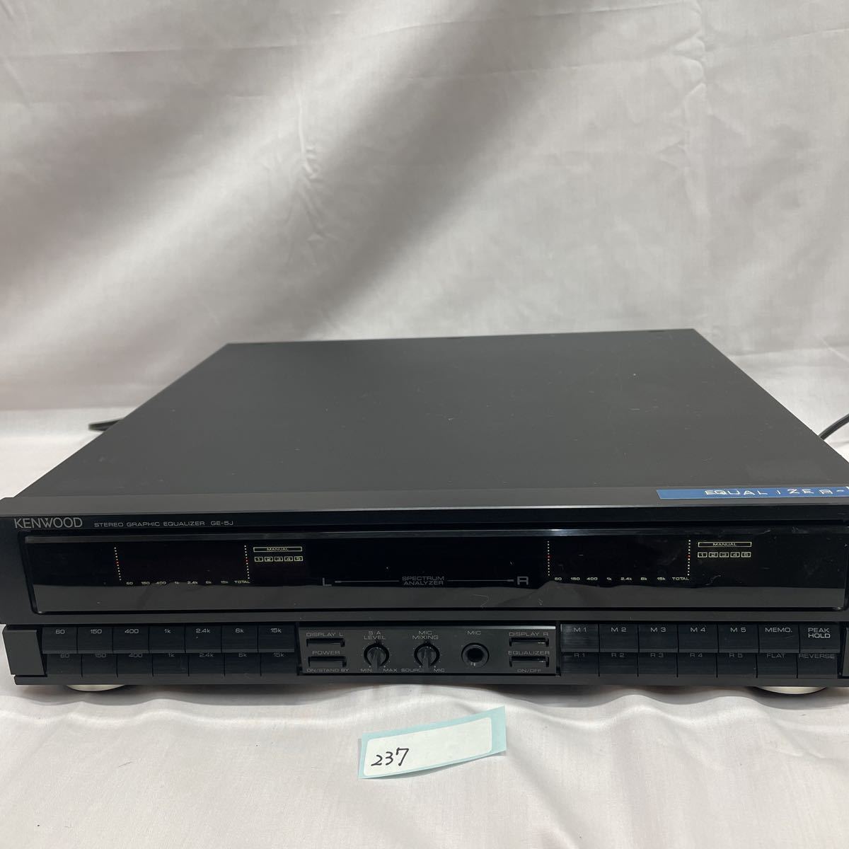 ○237○ グラフィックイコライザー KENWOOD GE-5J ジャンク品