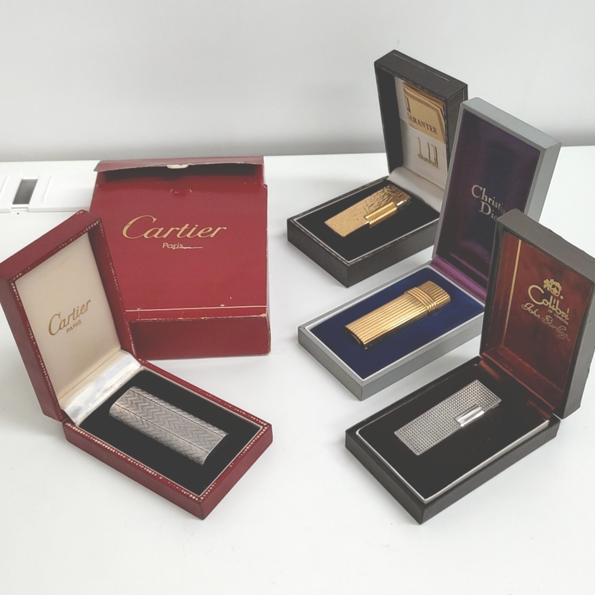 定番，格安 ジャンク 未着火 Cartier カルティエ dunhill ダンヒル Christian Dior クリスチャンディオール Colibri ライター 4点セット(カルティエ)｜売買されたオークション情報、yahooの商品情報をアーカイブ公 カルティエ