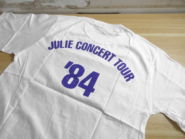 HOT STAFF ジュリー　コンサートツアー　’84 Tシャツ　ホワイト SALE]生活 Tee White | ソニーミュージック公式オンラインショップ