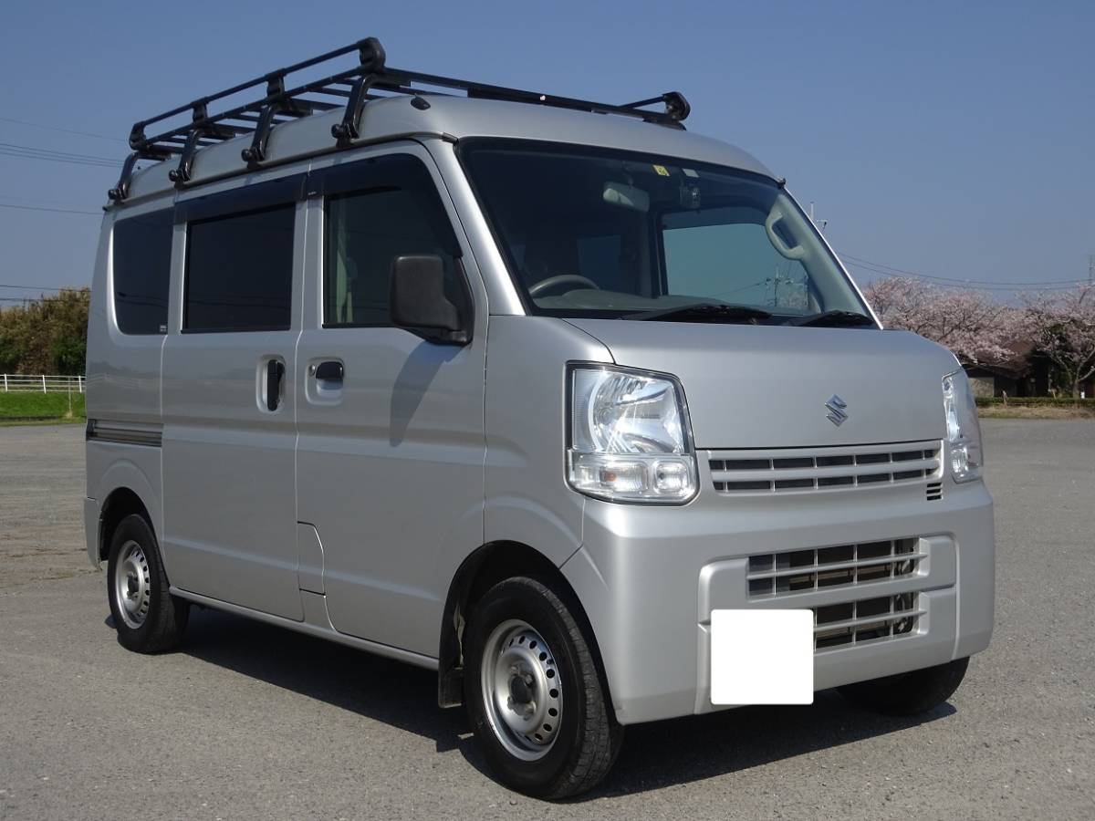 平成27年式 DA17V エブリイ PA 4WD 5速MT 人気のシルバー 純正 
