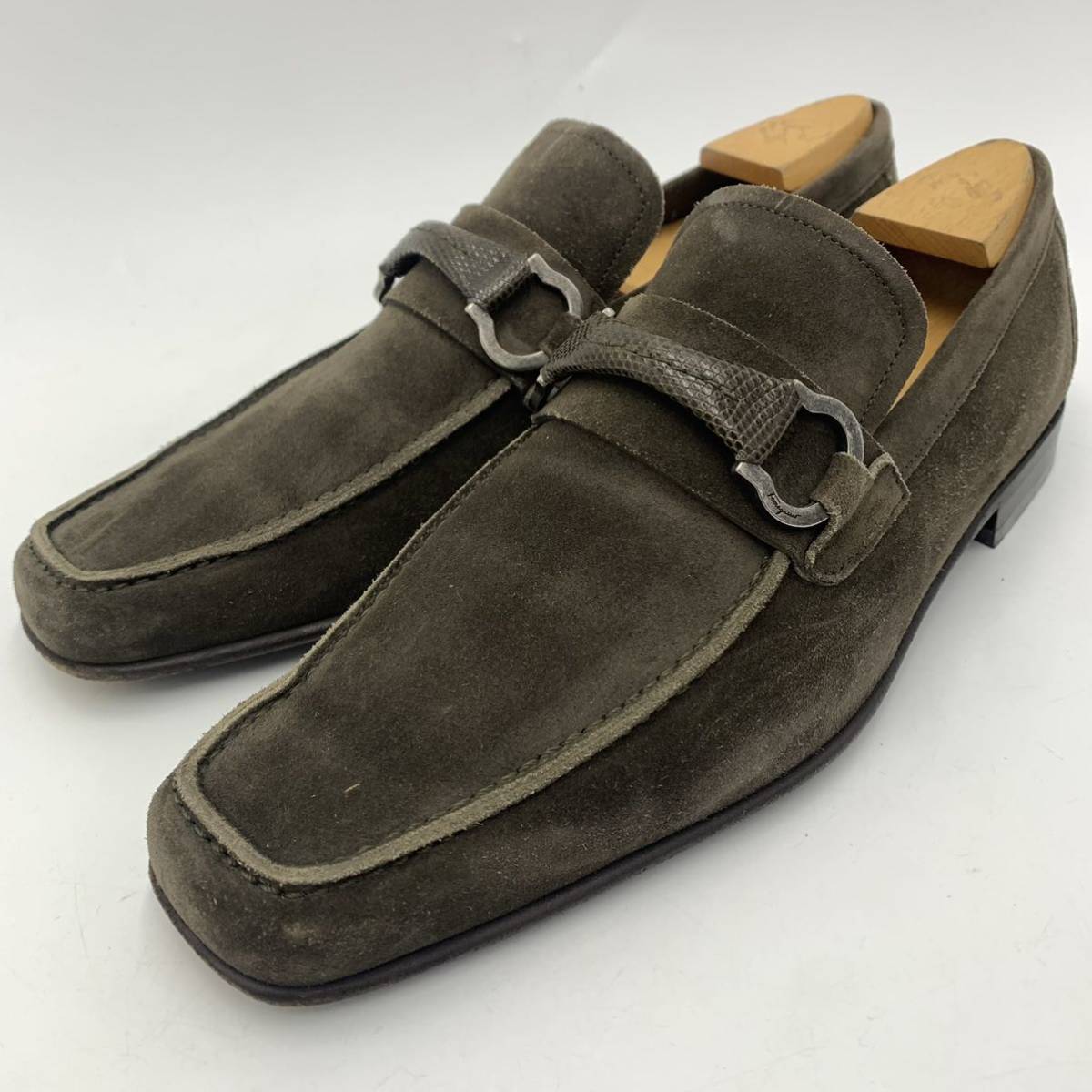 Salvatore 付属品完備 '高級婦人靴' 伊製 (良品 良品 Ferragamo