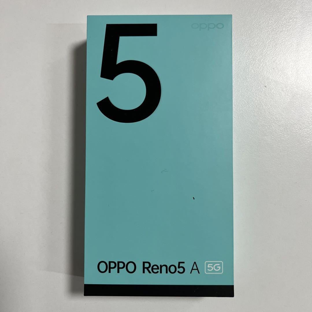 超激得，100%新品】 OPPO Reno5 A (eSIM) SIMフリー アイスブルー Y!mobile