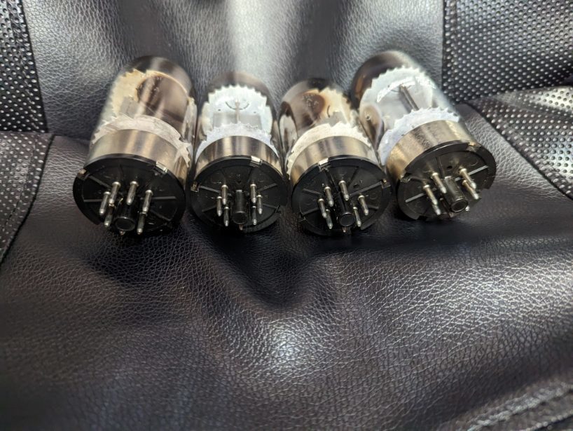6550A MADE IN USA 4本 中古品 General Electric ゼネラル