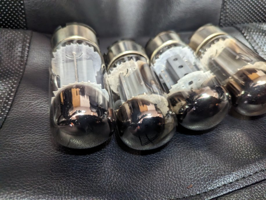 6550A MADE IN USA 4本 中古品 General Electric ゼネラル