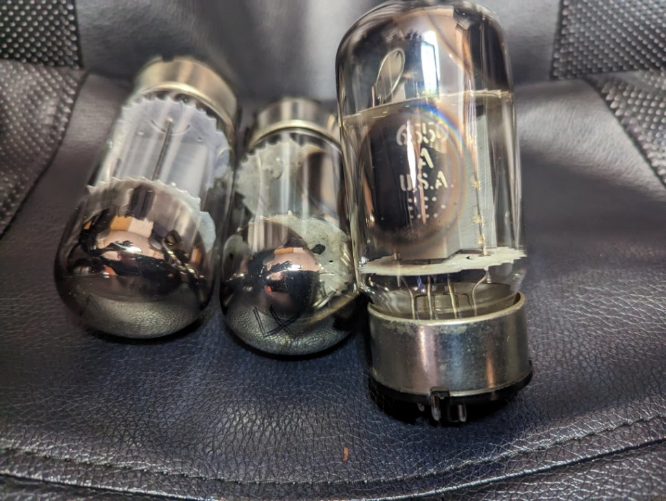 6550A MADE IN USA 4本 中古品 General Electric ゼネラル