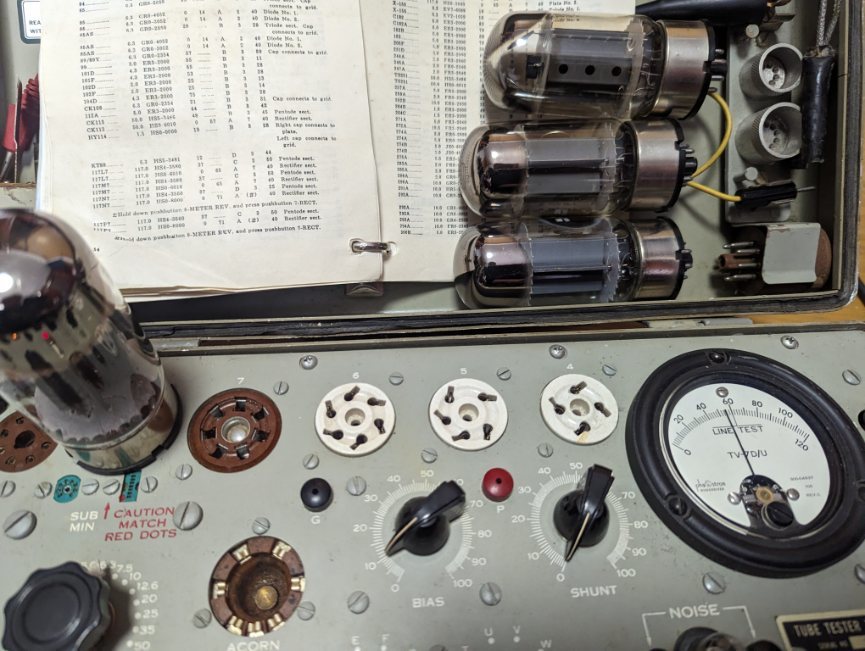 6550A MADE IN USA 4本 中古品 General Electric ゼネラル