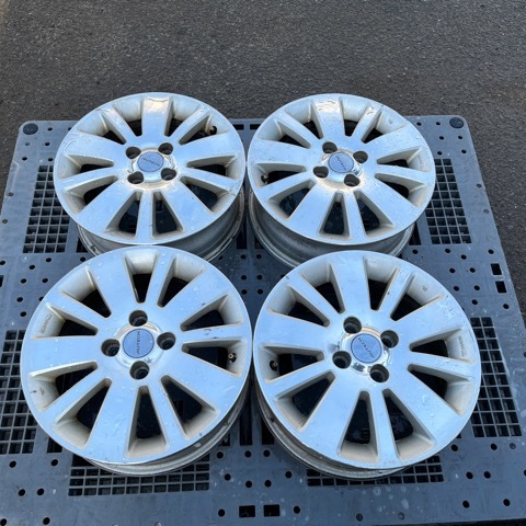 AUTECH　15インチ　4穴　タイヤ付き　アルミホイール 日産 AUTECH オーテック 15×5.5J+40 100-4 ハブ約59ミリ 4本