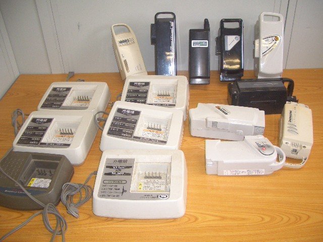 まとめてセット　ジャンク品　バッテリー　充電器　電動自転車　パナソニック　ヤマハ