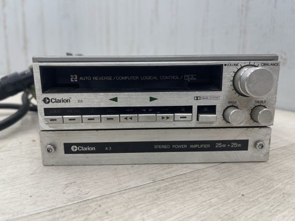 カセットデッキ クラリオン 当時物 Clarion 旧車 カーオーディオ