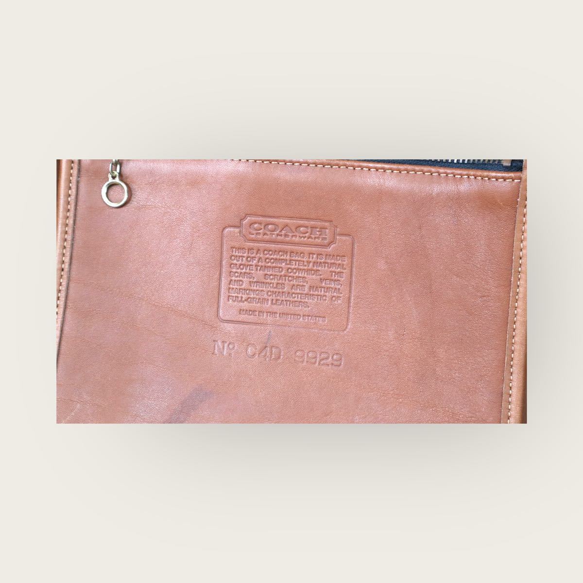 COACH オールド コーチ メンズ 9929 高級 カーフ レザー 本革 ワン 