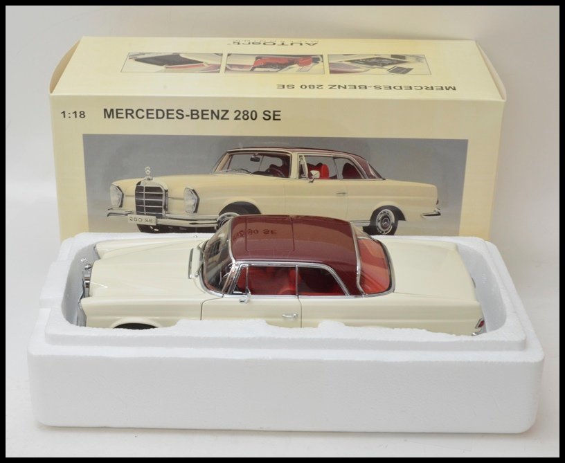 保管品 オートアート 1:18 メルセデスベンツ 280 SE AUTOart MERCEDES