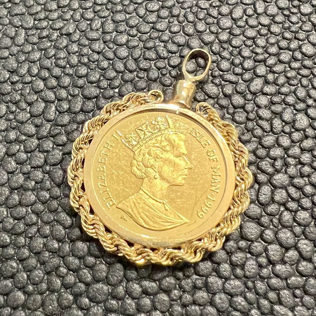 マン島 エリザベス女王 NGC ペルシャ猫 金貨 キャット金貨 1⁄5オンス K 0