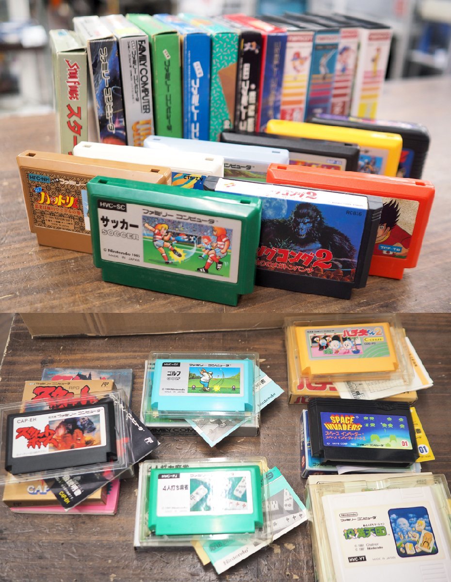 1円スタート!! ファミコン ソフト 27本 箱・取扱説明書付含む マッド