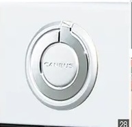 キャンバス LA850S/LA860S 後期：純正 フロントアイコンエンブレム（メッキ）