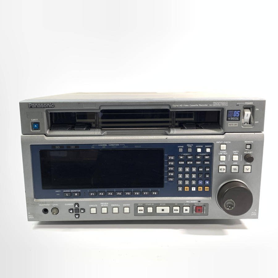 Panasonic パナソニック AJ-HD3700AP デジタルHDビデオカセットレコーダー OPE HOURS 23312hr●現状品【TB】
