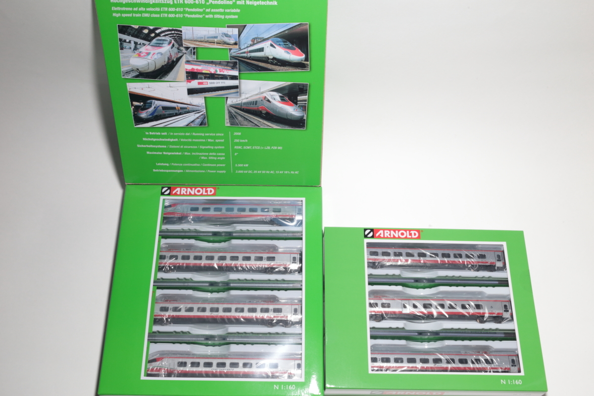 FS,Class ETR 610 in “Frecciargento” HN2474+HN3507 7両フルセット