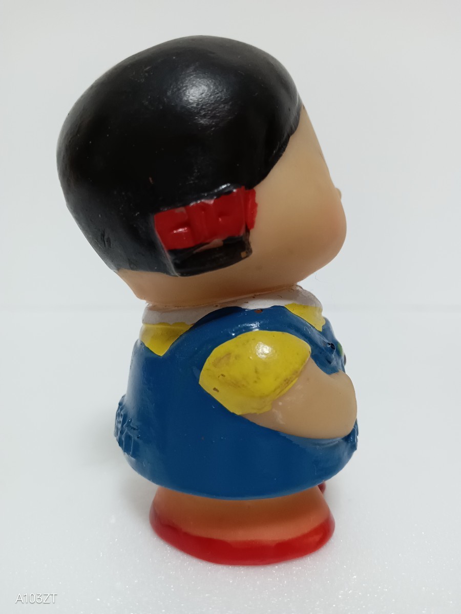 ③約9.5cm 滋賀相互銀行 びわこちゃん ソフビ 貯金箱/昭和レトロ 