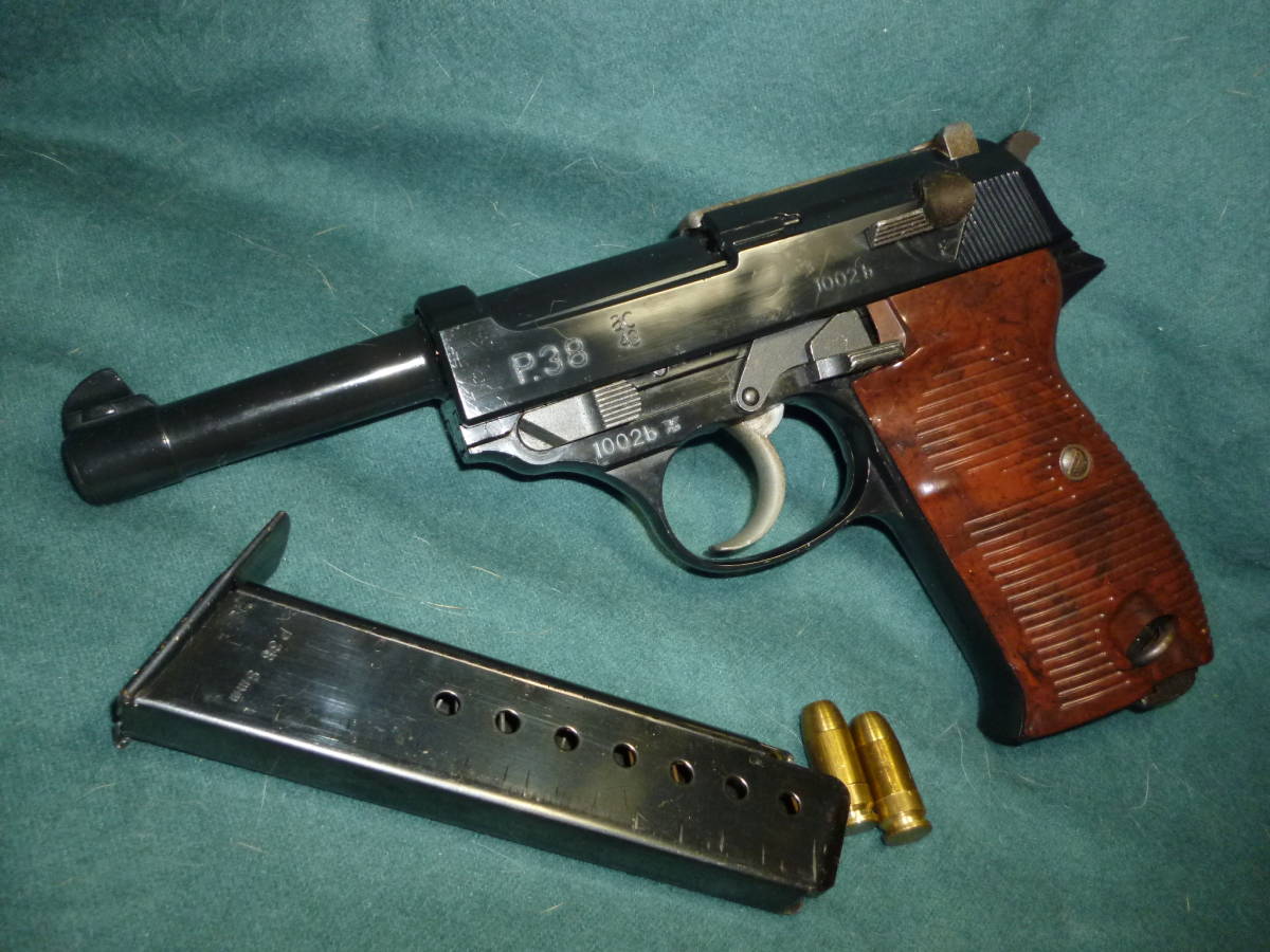 ⭕️★マルシン ワルサーP38ミリタリー 樹脂製 SPG規格適合 未発火モデルガン WALTHER P38/ワルサーP38ミリタリー/マルシン製モデルガン マルシン