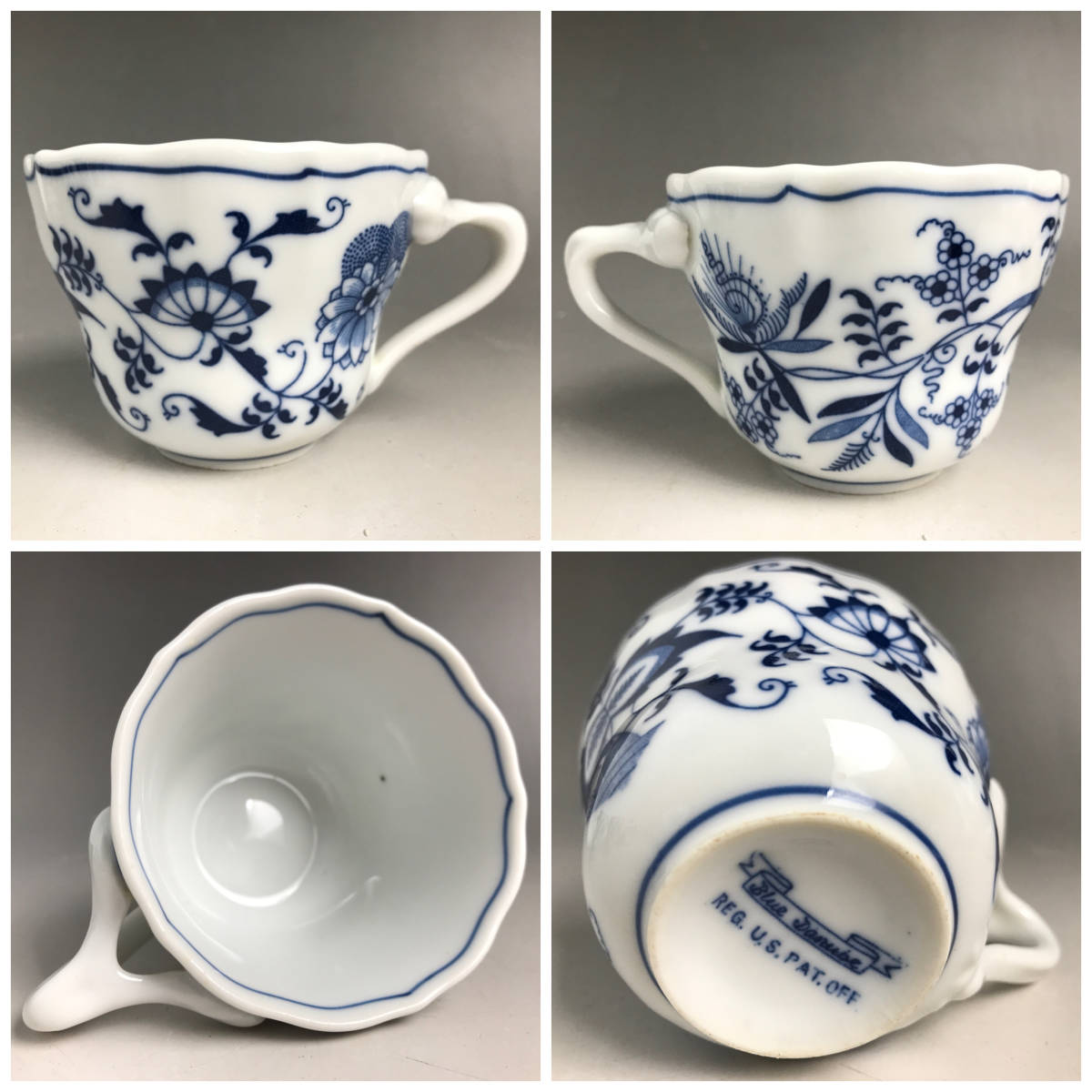 ut9/81 Blue Danube Japan ブルーダニューブ カップ&ソーサー ティー 