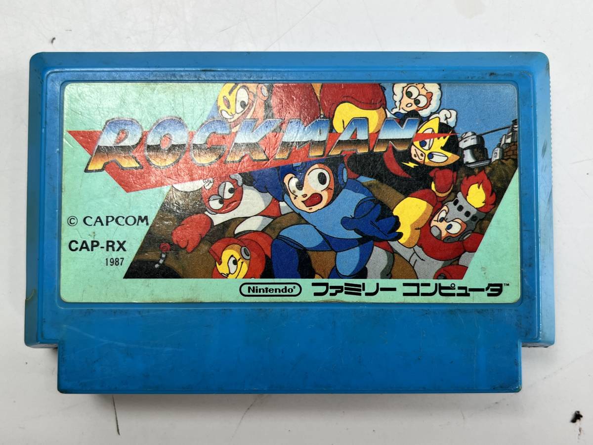 ♪【中古】Nintendo ファミリーコンピュータ ソフト ロックマン 任天堂 ファミコン CAPCOM カプコン カセット 動作未確認 ＠送料370円(3)