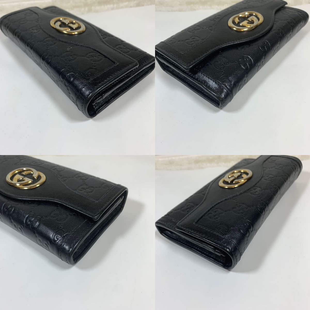 o44 GUCCI グッチ 長財布 インターロッキング シマ ブラウン o44 GUCCI グッチ 長財布 GUCCI グッチ 長財布 インターロッキング