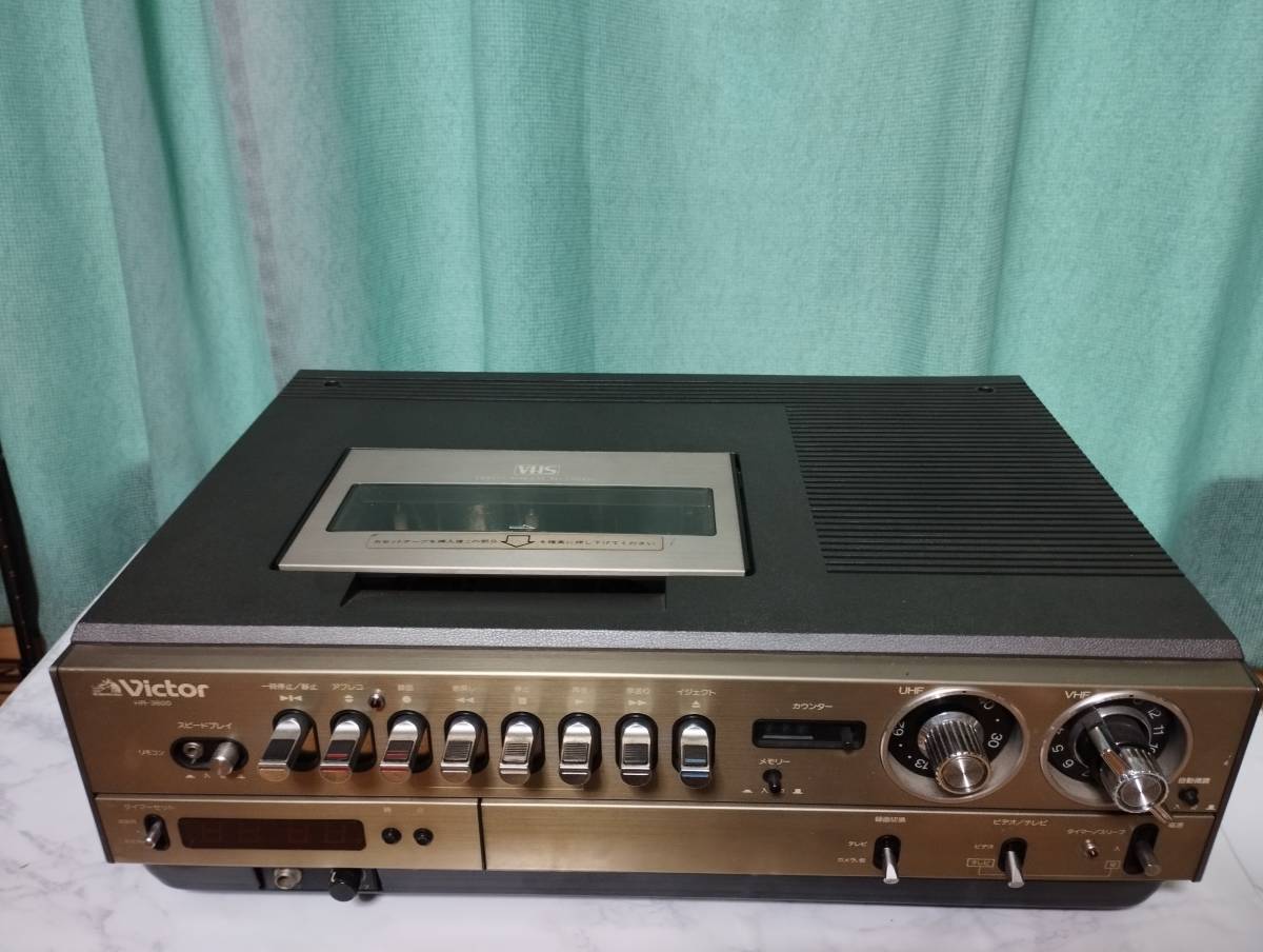 Victor VHSビデオデッキHR 0 ジャンク品 昭和のレトロ HR-3600