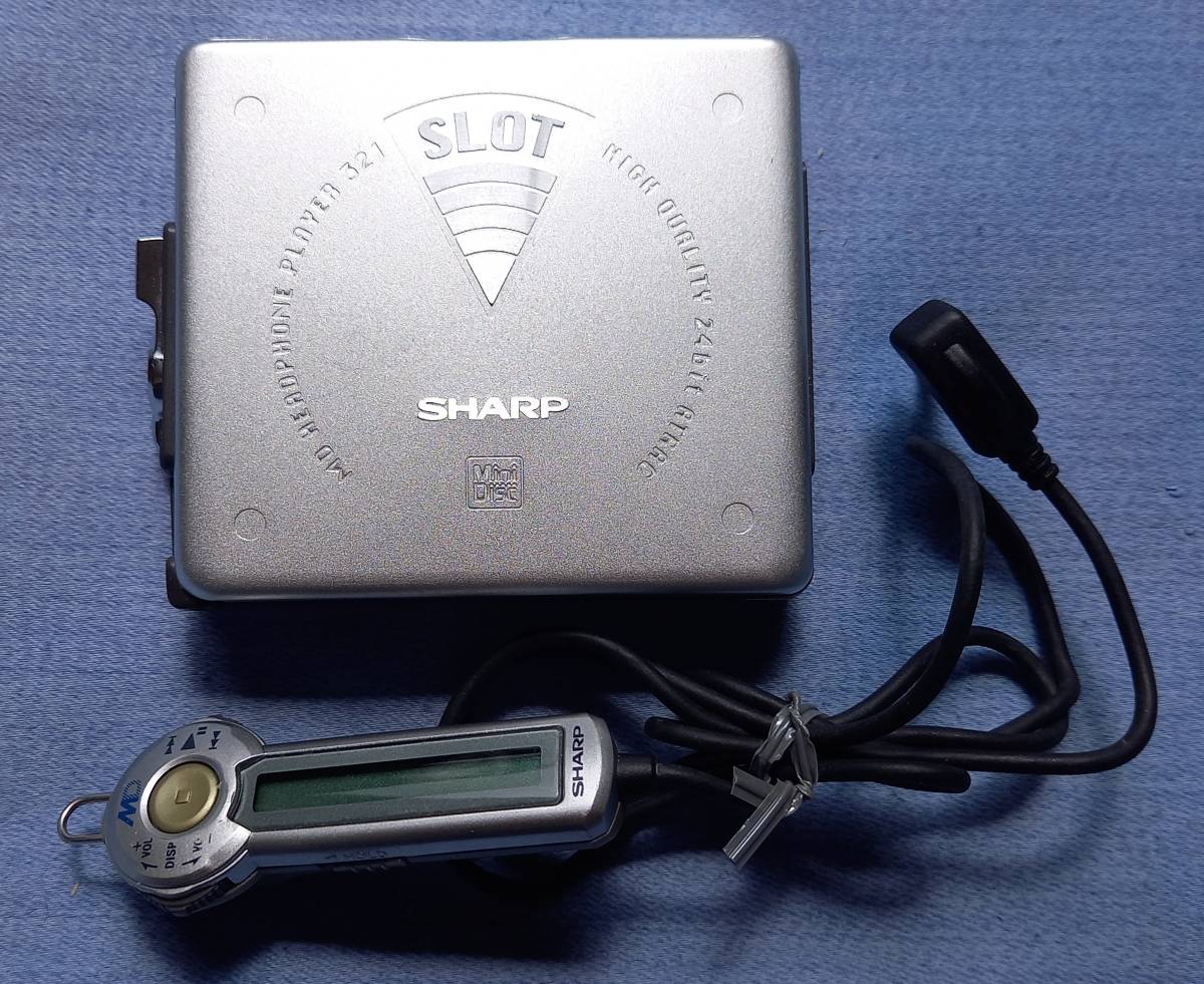 SHARP MD-SS321-S MDヘッドホンプレーヤー - ポータブルMD Yahoo 