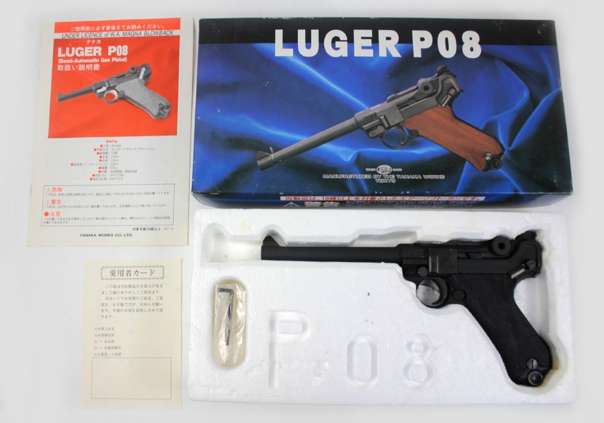 動作OK] タナカ LUGER P08 ルガー 18歳以上対象商品 ガスガン TANAKA