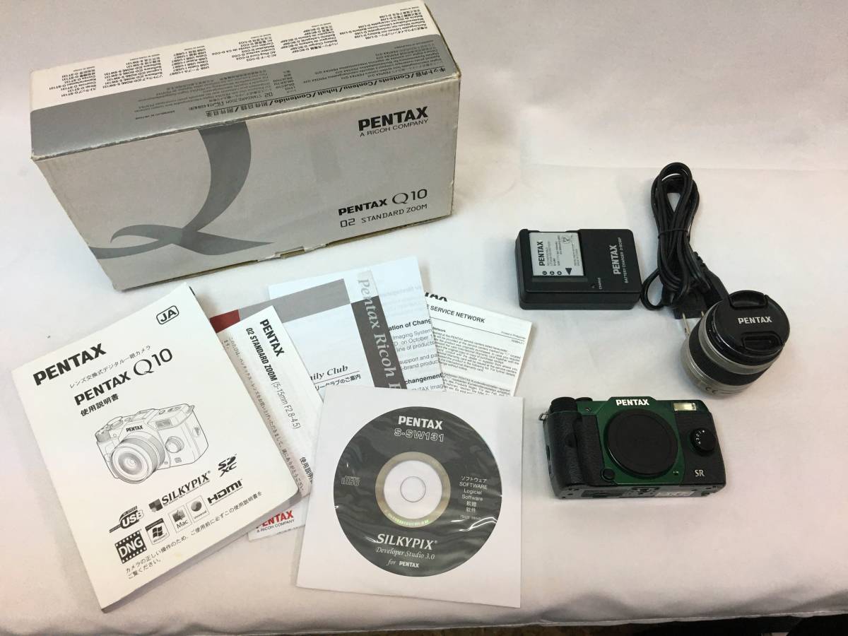 ●中古● PENTAX ペンタックス Q10 デジタル ミラーレス 一眼 02 STANDARD ZOOM カメラ レンズ