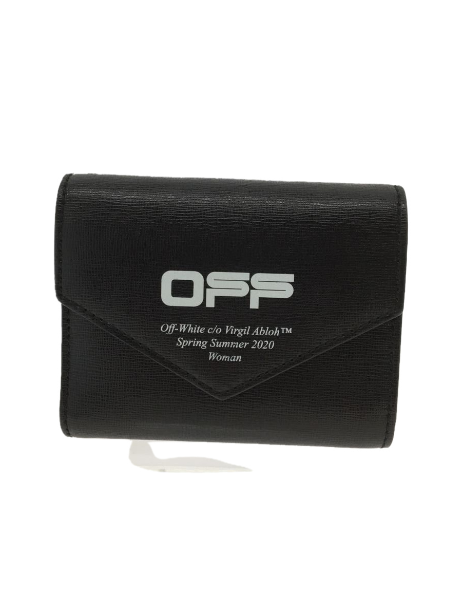 OFF-WHITE◇財布/-/BLK/メンズ Off-White For Cards 二つ折り財布
