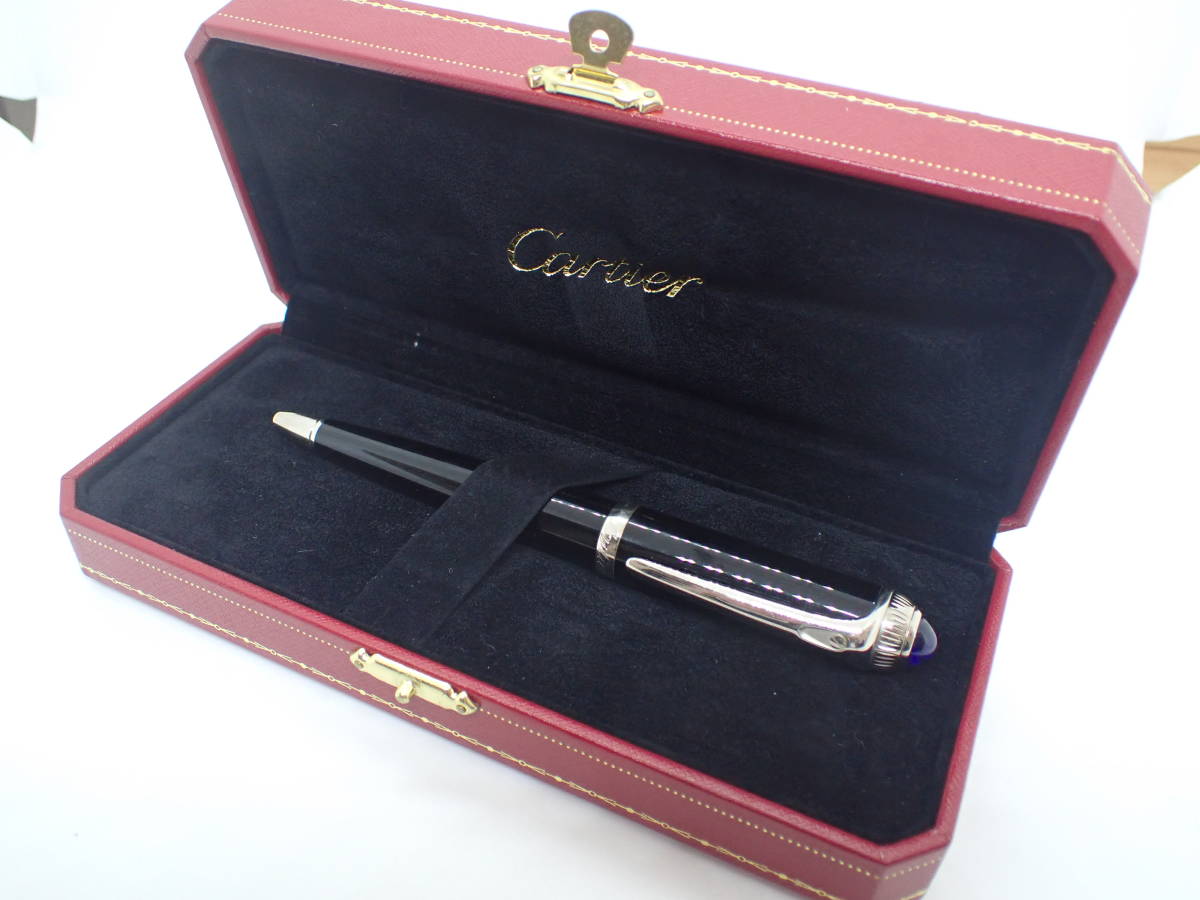 (764)1円~ Cartier カルティエ ボールペン ツイスト式【中古】