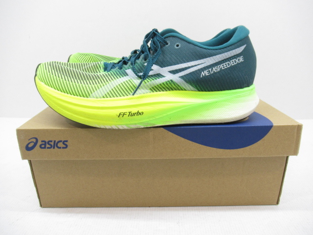 n66638-ty 中古○asics METASPEED EDGE+ アシックス メタスピード エッジ+ ランニングシューズ 27.5cm 1013A116-300 [115-230406]