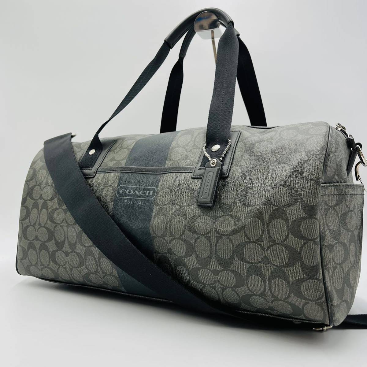 1円 【入手困難】 COACH コーチ ボストンバッグ 2way ショルダーバッグ 