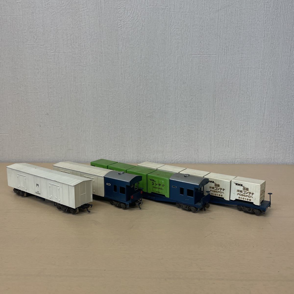 HOゲージ - Yahoo!オークション 「コキフ10000」貨物列車 (HOゲージ