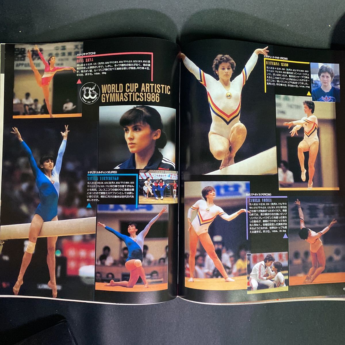 月刊スポーツアイ 1986年11月号◇昭和61年/新体操/バレーボール