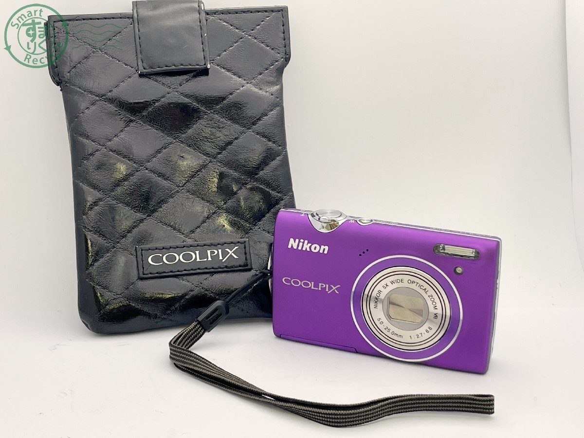04610640 ▽Nikon ニコン COOLPIX S5100 パープル デジカメ コンパクト 