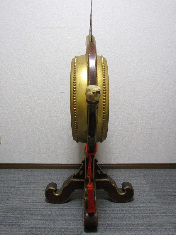 dd07-7392 某寺院買取品 楽太鼓 釣太鼓 火焔太鼓 高さ120cm 古