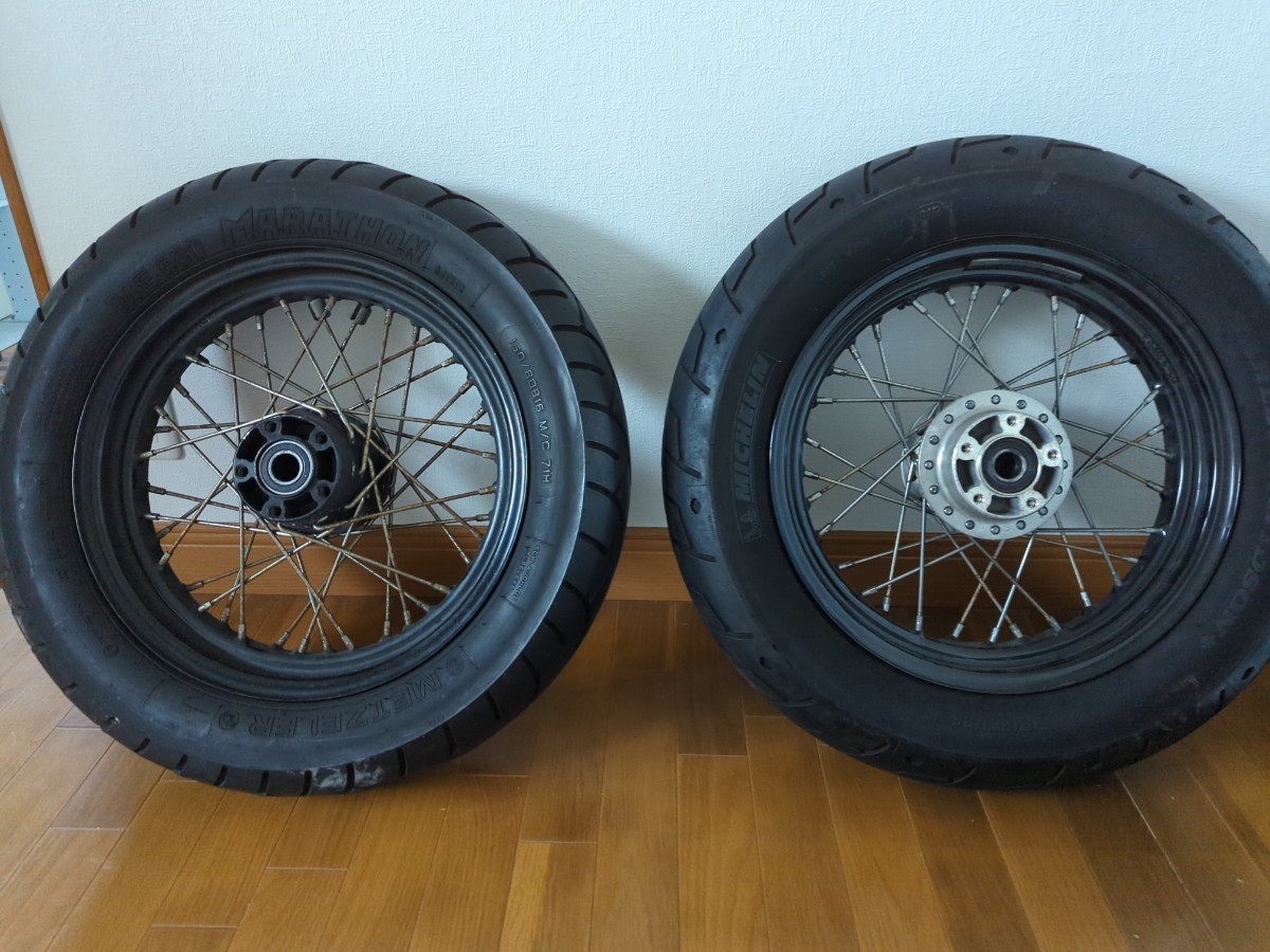 スポーツスター XL1200X 48 フォーティエイト HD純正 前後ホイール 