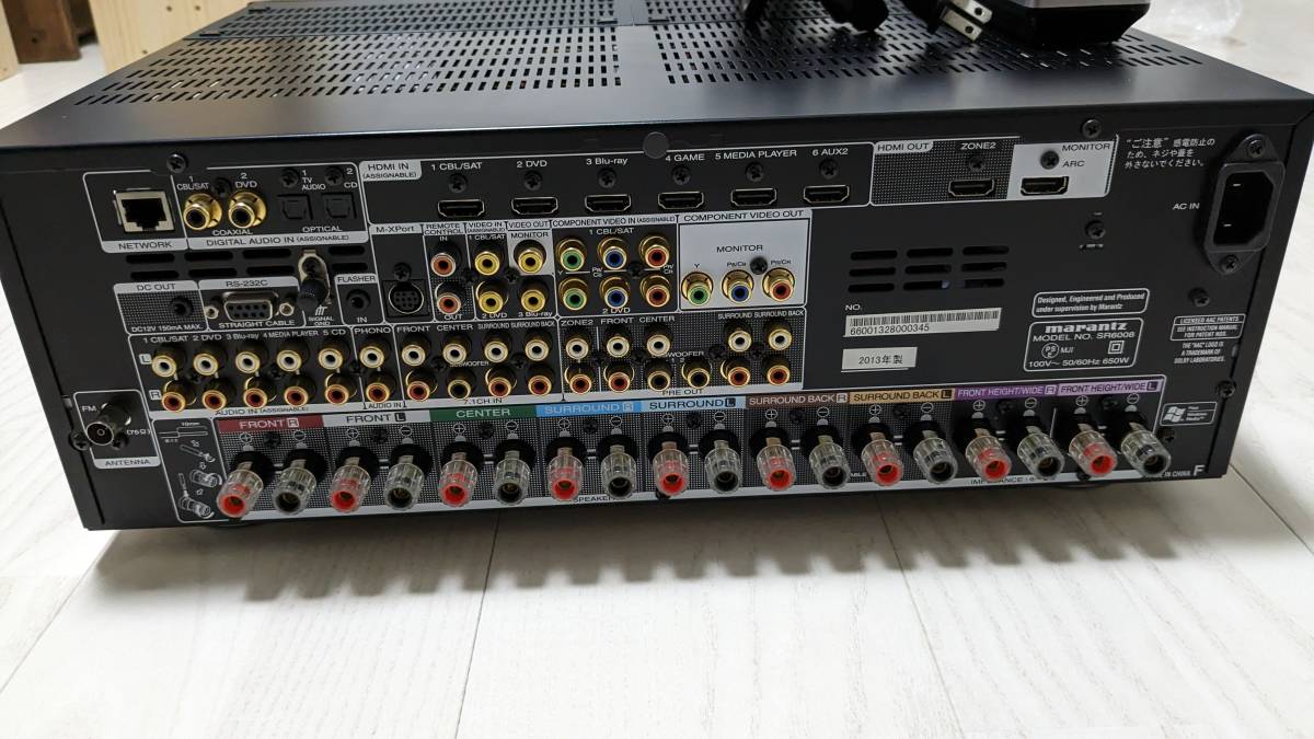 ジャンク】Marantz SR6008 AVレシーバー マランツ ジャンク】Marantz