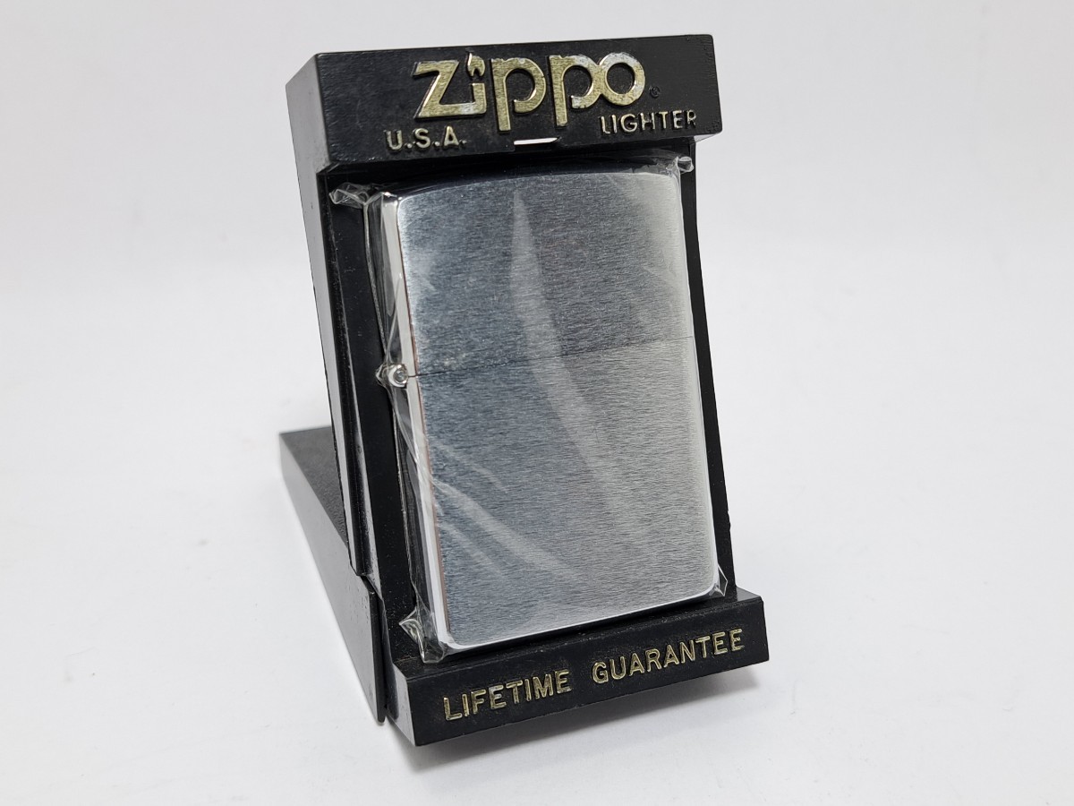 1984年製 ZIPPO⁄ジッポー ヴィンテージ ブラッシュ加工 プレーン ZIPPO 