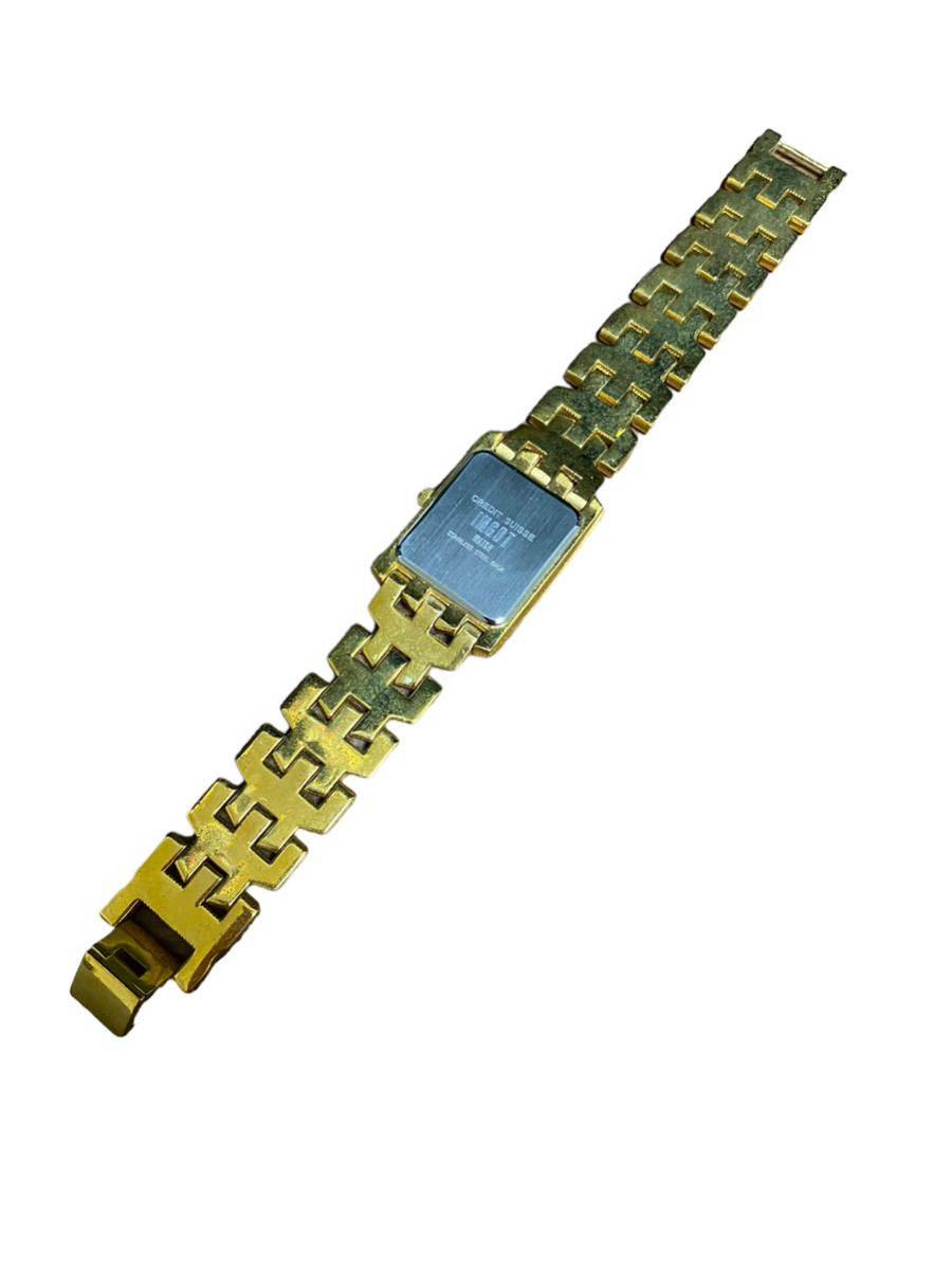 12275 K24 FINE GOLD 999.9 CREDIT SUISSE インゴット1g クォーツ時計