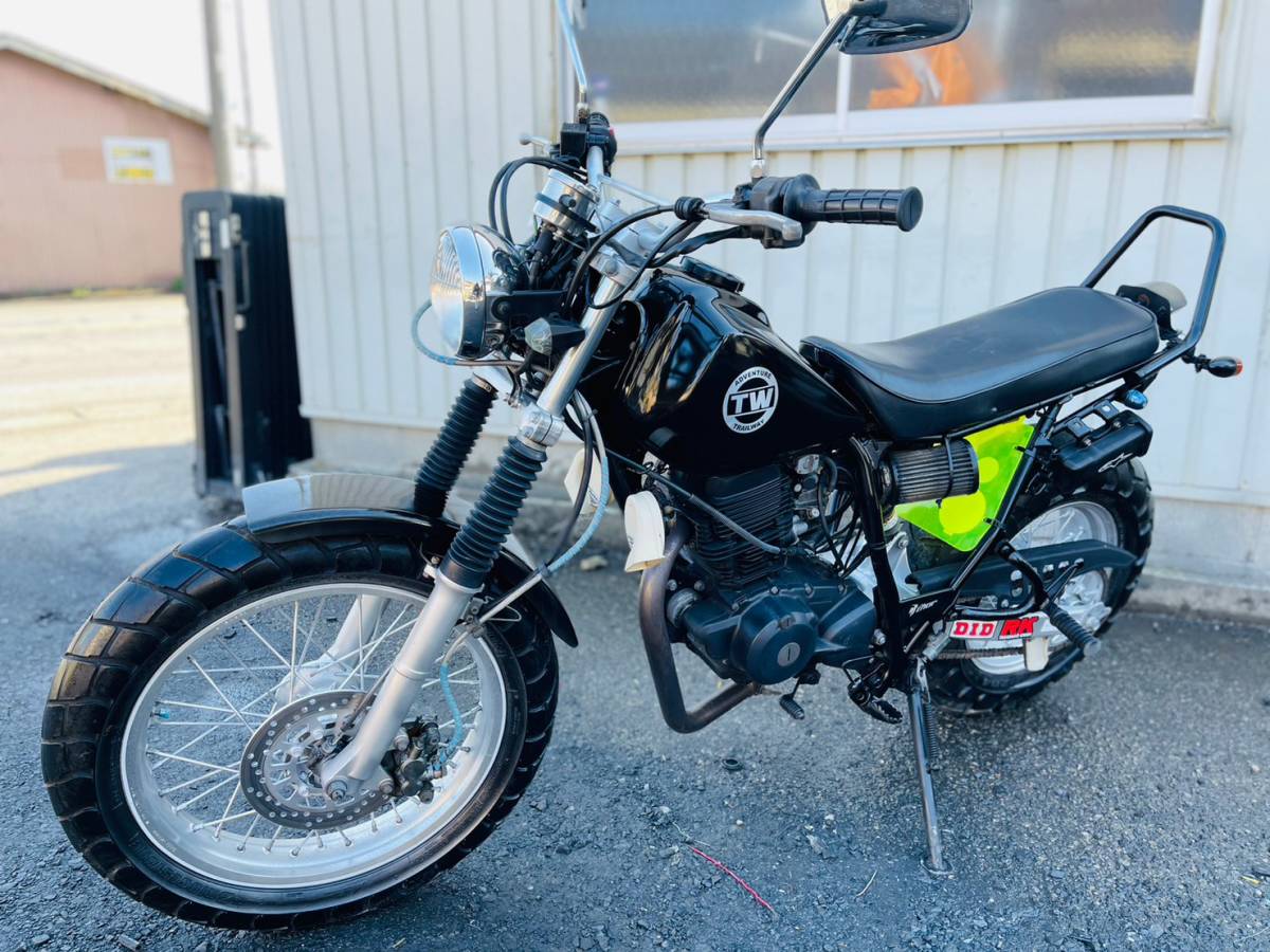 ヤマハ TW200 2型 DG07J 13,671km ガンメタ 中古車体！ youtubeで車両 