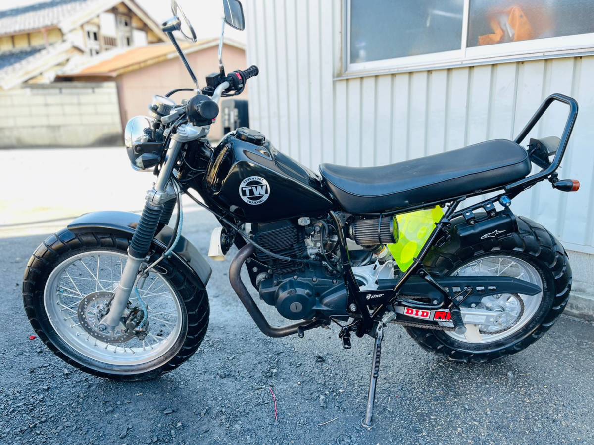 ヤマハ TW200 2型 DG07J 13,671km ガンメタ 中古車体！ youtubeで車両 