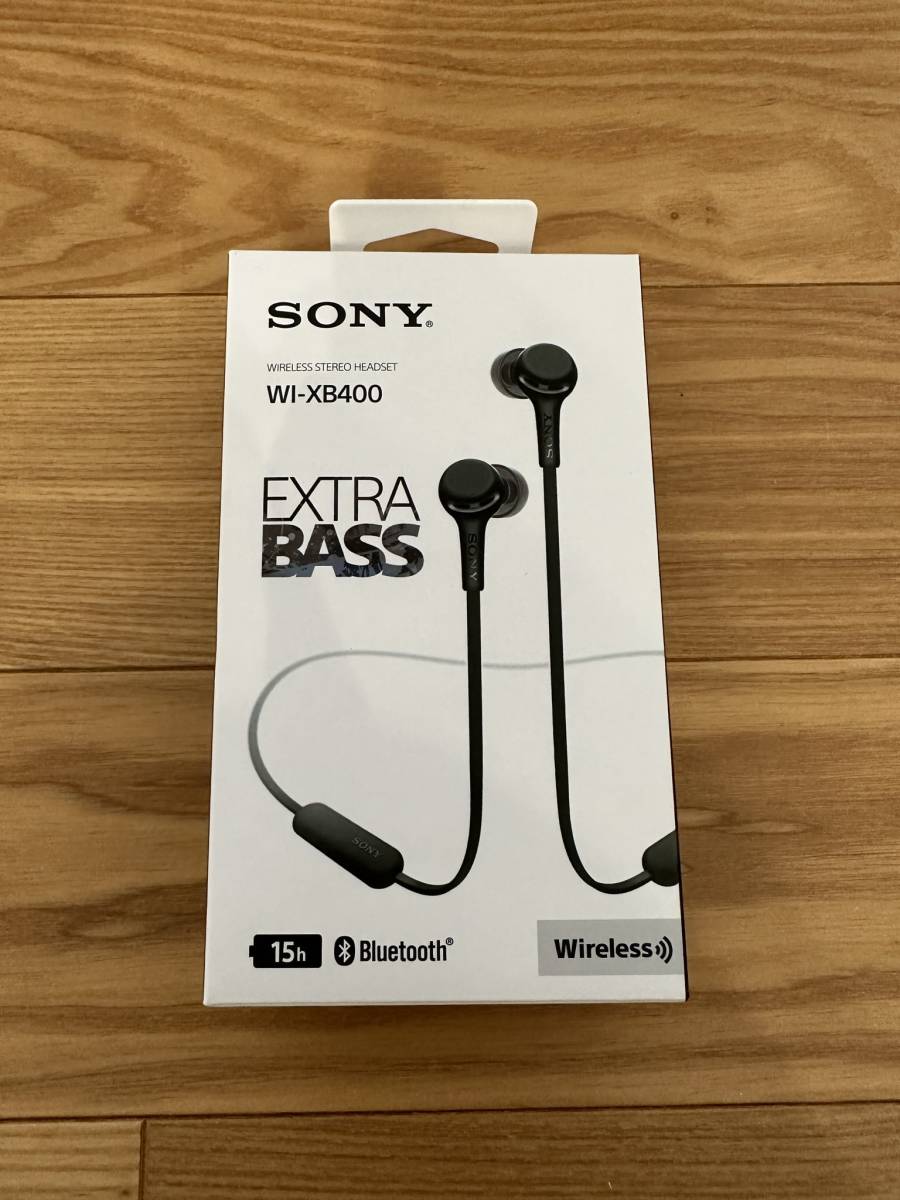 【セール】 1円スタート SONY ワイヤレスステレオヘッドセット WI-XB400 ブラック イヤホン(ソニー)｜売買されたオークション情報、yahooの商品情報をアーカイブ公開 - オークファン ソニー