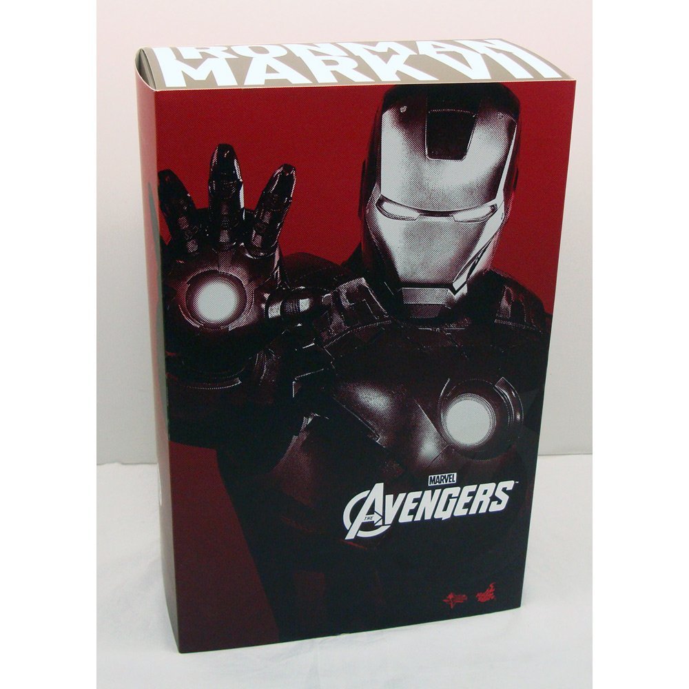 【ジャンク】ホットトイズ アイアンマン マーク7 1/6　ムービー・マスターピース アベンジャーズ【100サイズ】【橿原店】【H】