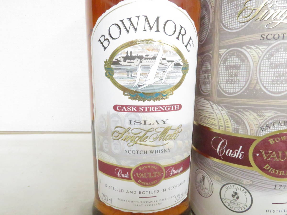 未開栓 古酒 BOWMORE ボウモア 旧ボトル カモメラベル カスク