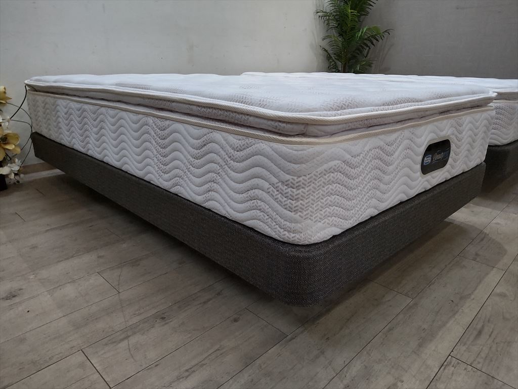 【美品】Simmons beautyrest セミダブル SIMMONS シモンズ 高級セミダブルベッド 約25万円 1点 ボトム