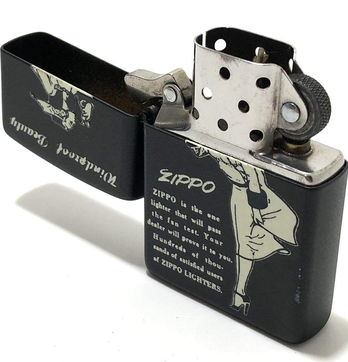 【ZIPPO/ジッポー 蓄光《WINDPROOF BEAUTY/ウィンド ビューティ》WINDY/ウィンディ】ジッポライター 